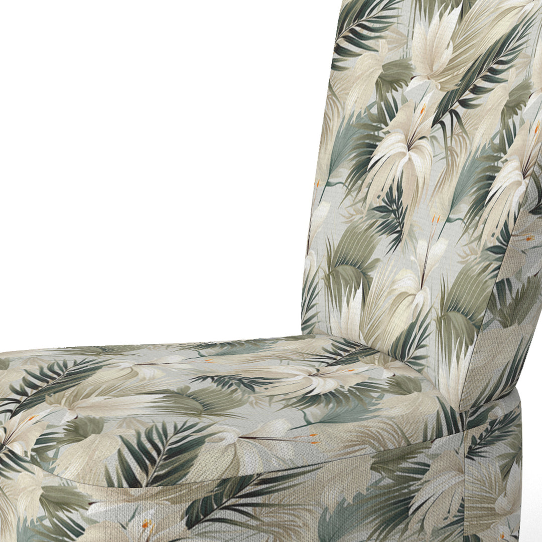 Coastal Abstraction Tropical Pattern - Upholstered Tropical Accent Chairs