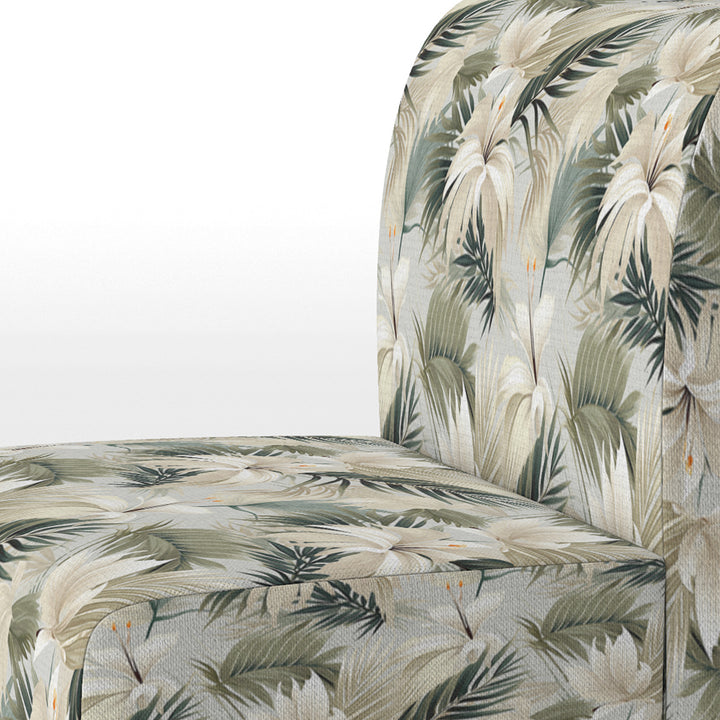 Coastal Abstraction Tropical Pattern - Upholstered Tropical Accent Chairs