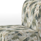 Coastal Abstraction Tropical Pattern - Upholstered Tropical Accent Chairs