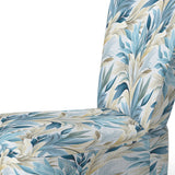 Coastal Neutrals Tropical Pattern - Upholstered Tropical Accent Chairs
