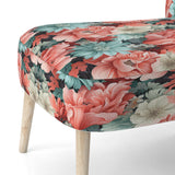 Coral Serenade Tropical Pattern - Tropical Arm Chair