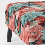 Coral Serenade Tropical Pattern - Tropical Arm Chair