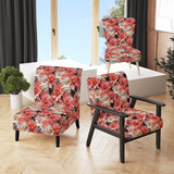 Coral Twilight Iv Tropical Pattern - Tropical Arm Chair