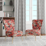 Coral Twilight Iv Tropical Pattern - Tropical Arm Chair