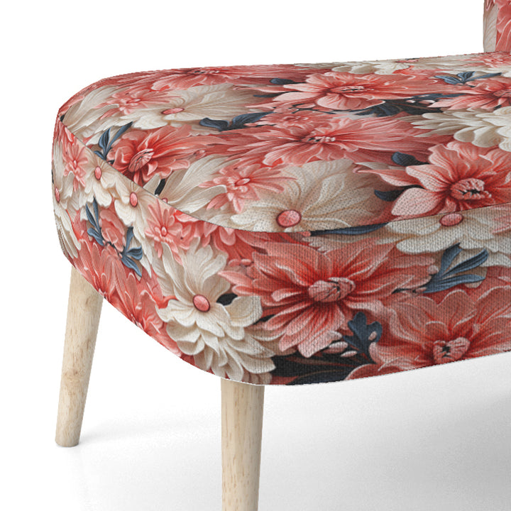 Coral Twilight Iv Tropical Pattern - Tropical Arm Chair