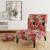 Coral Twilight Iv Tropical Pattern - Tropical Arm Chair