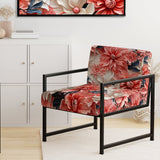 Coral Twilight Iv Tropical Pattern - Tropical Arm Chair