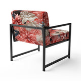 Coral Twilight Iv Tropical Pattern - Tropical Arm Chair