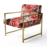 Coral Twilight Iv Tropical Pattern - Tropical Arm Chair