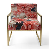 Coral Twilight Iv Tropical Pattern - Tropical Arm Chair