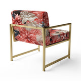 Coral Twilight Iv Tropical Pattern - Tropical Arm Chair
