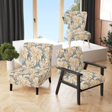 Driftwood Elegance Tropical Pattern - Tropical Accent Side Chair