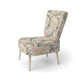 Driftwood Elegance Tropical Pattern - Tropical Accent Side Chair