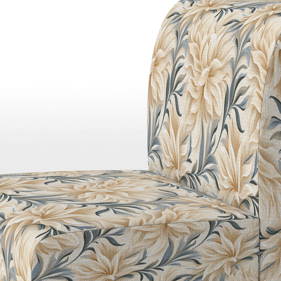 Driftwood Elegance Tropical Pattern - Tropical Accent Side Chair