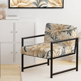 Driftwood Elegance Tropical Pattern - Tropical Accent Side Chair