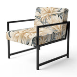 Driftwood Elegance Tropical Pattern - Tropical Accent Side Chair