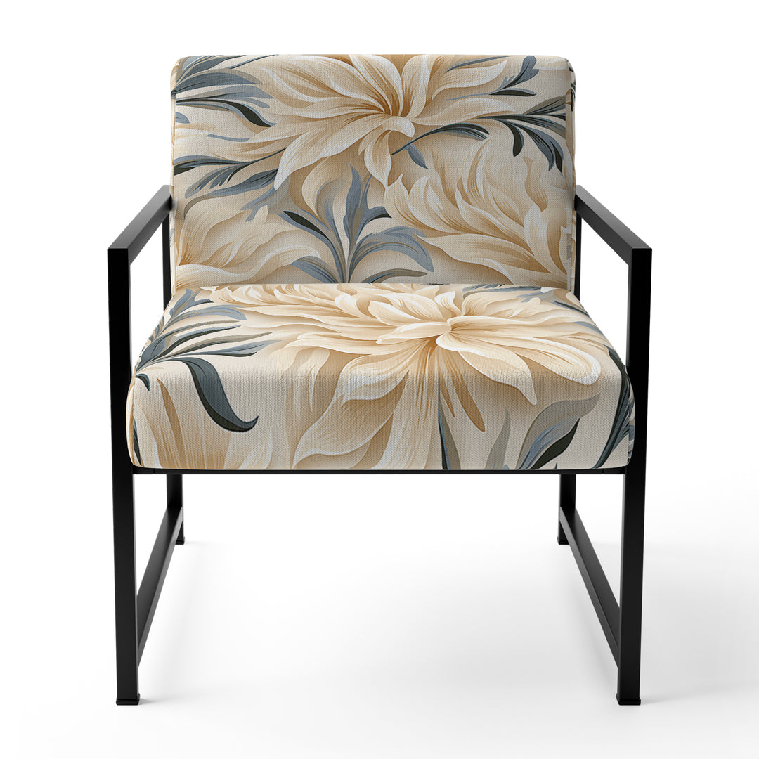 Driftwood Elegance Tropical Pattern - Tropical Accent Side Chair