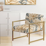 Driftwood Elegance Tropical Pattern - Tropical Accent Side Chair