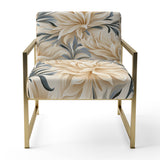 Driftwood Elegance Tropical Pattern - Tropical Accent Side Chair