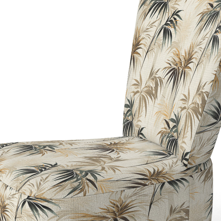 Driftwood Zen Tropical Pattern - Tropical Accent Slipper Chair