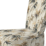 Driftwood Zen Tropical Pattern - Tropical Accent Slipper Chair