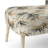 Driftwood Zen Tropical Pattern - Tropical Accent Slipper Chair