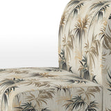 Driftwood Zen Tropical Pattern - Tropical Accent Slipper Chair