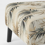 Driftwood Zen Tropical Pattern - Tropical Accent Slipper Chair