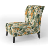 Mango Bloom Tropical Pattern - Tropical Accent Side Chair
