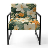 Mango Bloom Tropical Pattern - Tropical Accent Side Chair