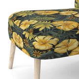 Monstera Magic Tropical Pattern - Upholstered Tropical Accent Chairs