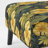 Monstera Magic Tropical Pattern - Upholstered Tropical Accent Chairs
