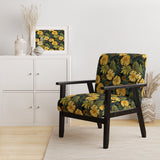 Monstera Magic Tropical Pattern - Upholstered Tropical Accent Chairs