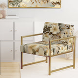 Natural Tranquility Tropical Pattern - Tropical Arm Chair