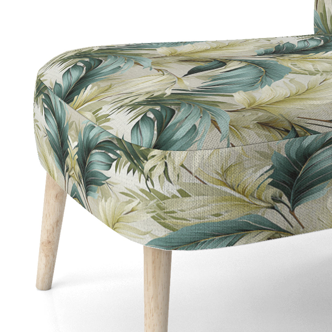 Neutral Tropics Tropical Pattern - Tropical Arm Chair