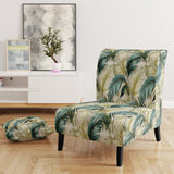 Neutral Tropics Tropical Pattern - Tropical Arm Chair