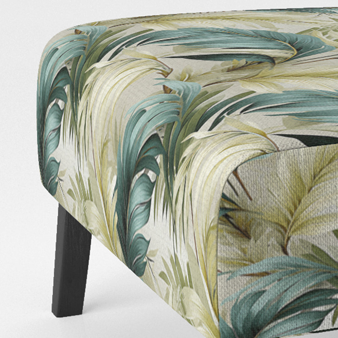 Neutral Tropics Tropical Pattern - Tropical Arm Chair