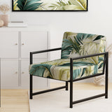 Neutral Tropics Tropical Pattern - Tropical Arm Chair