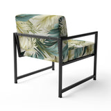 Neutral Tropics Tropical Pattern - Tropical Arm Chair