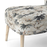 Neutral Zen Tropical Pattern - Tropical Arm Chair