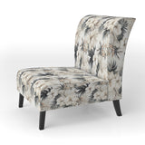 Neutral Zen Tropical Pattern - Tropical Arm Chair