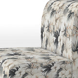 Neutral Zen Tropical Pattern - Tropical Arm Chair