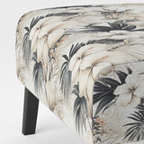 Neutral Zen Tropical Pattern - Tropical Arm Chair