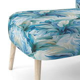 Oceanic Mirage Tropical Pattern - Upholstered Tropical Accent Chairs