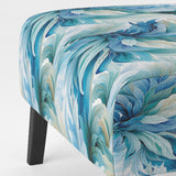 Oceanic Mirage Tropical Pattern - Upholstered Tropical Accent Chairs