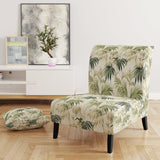 Palm Impression Tropical Pattern - Tropical Arm Chair