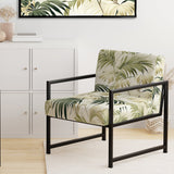 Palm Impression Tropical Pattern - Tropical Arm Chair