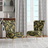 Palm Shadows Tropical Pattern - Tropical Arm Chair