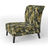 Palm Shadows Tropical Pattern - Tropical Arm Chair