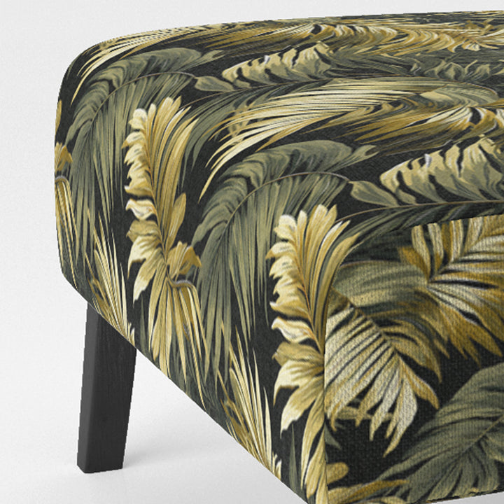 Palm Shadows Tropical Pattern - Tropical Arm Chair
